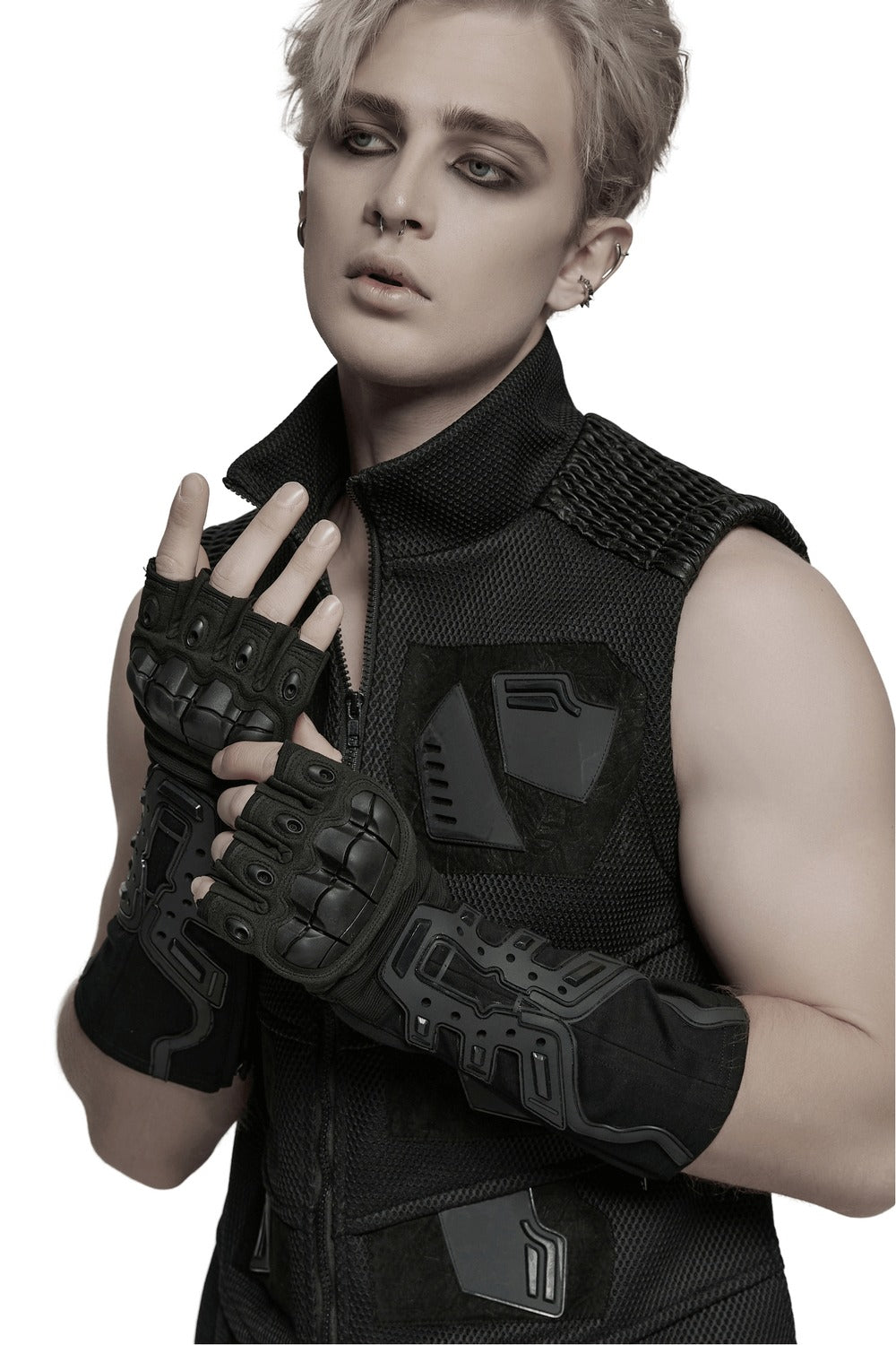 cybergoth gloves
