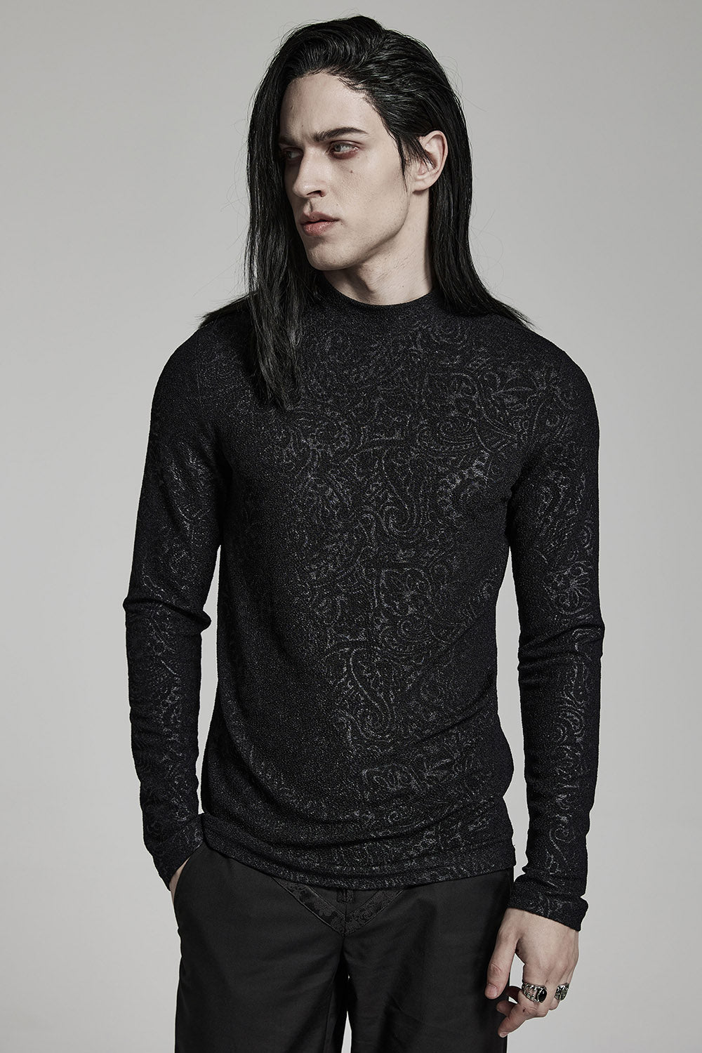 mens gothic shirt