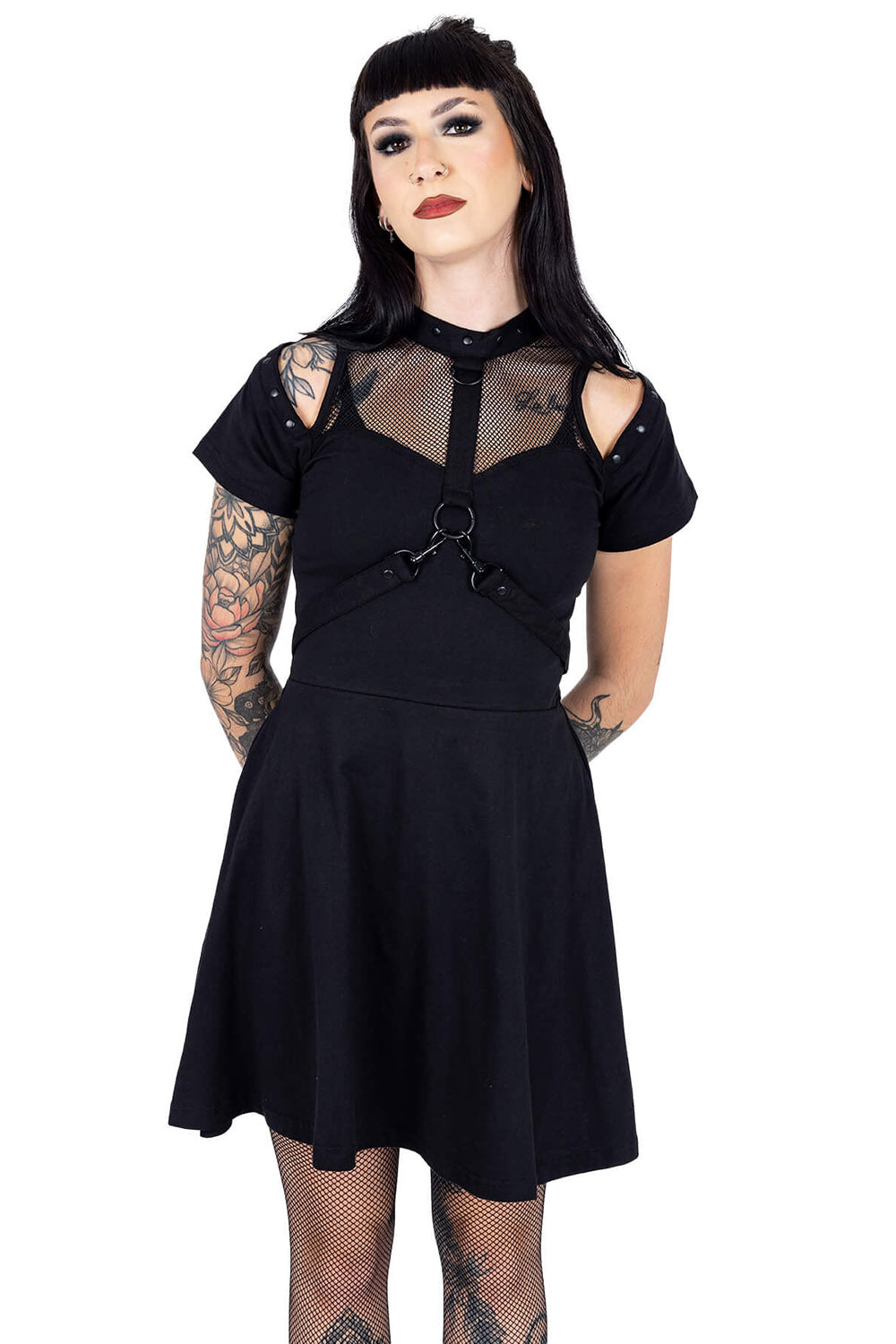 womens emo girl dress