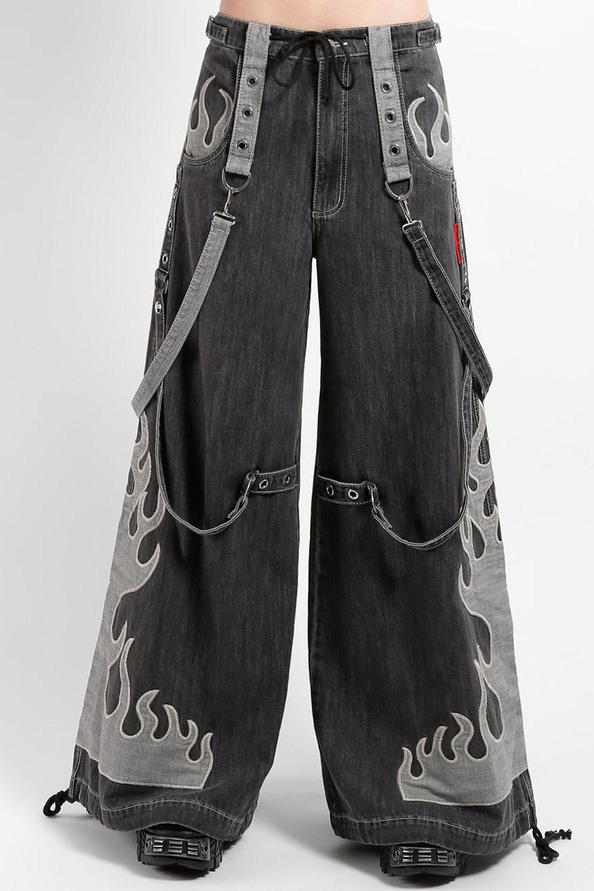baggy raver jeans for women