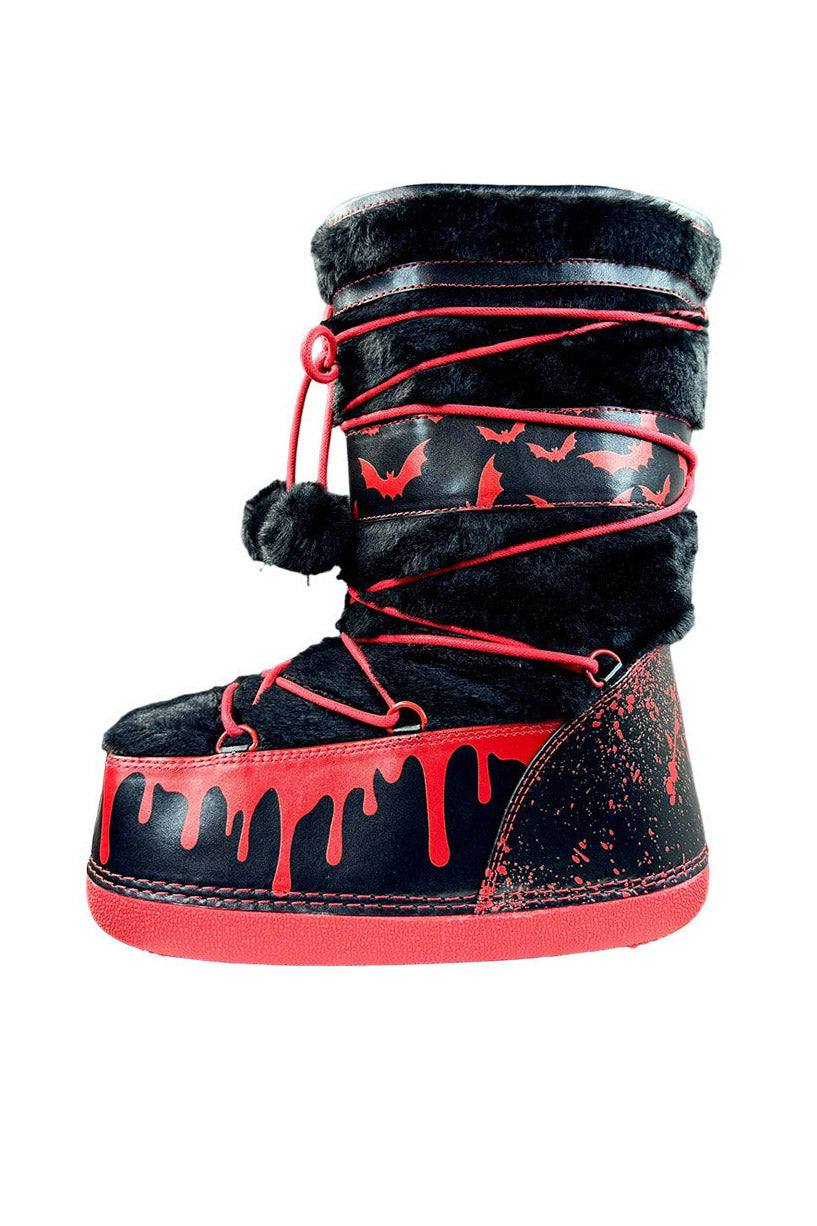 womens gothic bat boots