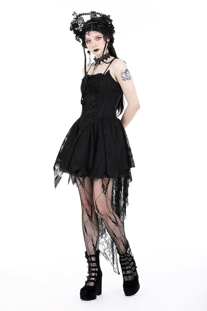 gothic embroidered dress