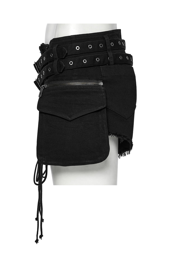 eyelet belt shorts by holster bag