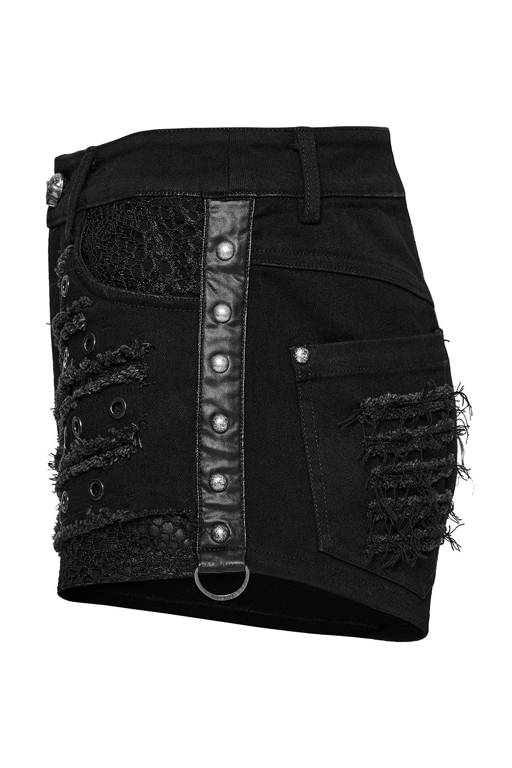 womens distressed grunge shorts