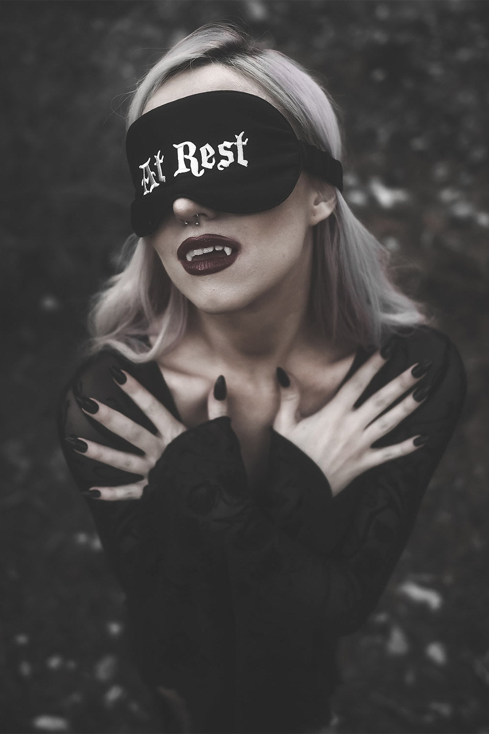 gothic sleep eye mask