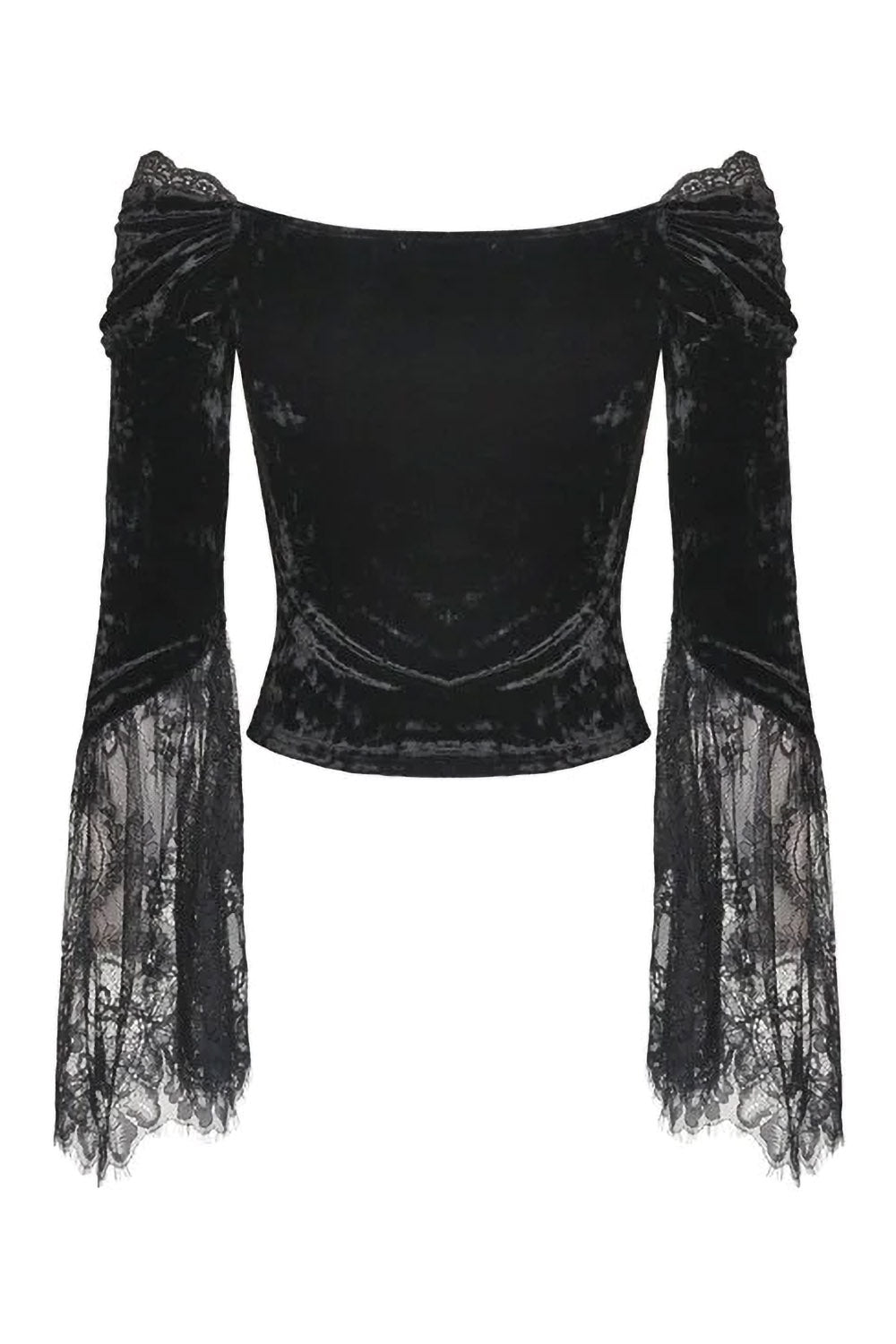 Endless Night Off the Shoulder Top - womens tops - VampireFreaks - Dark In Love
