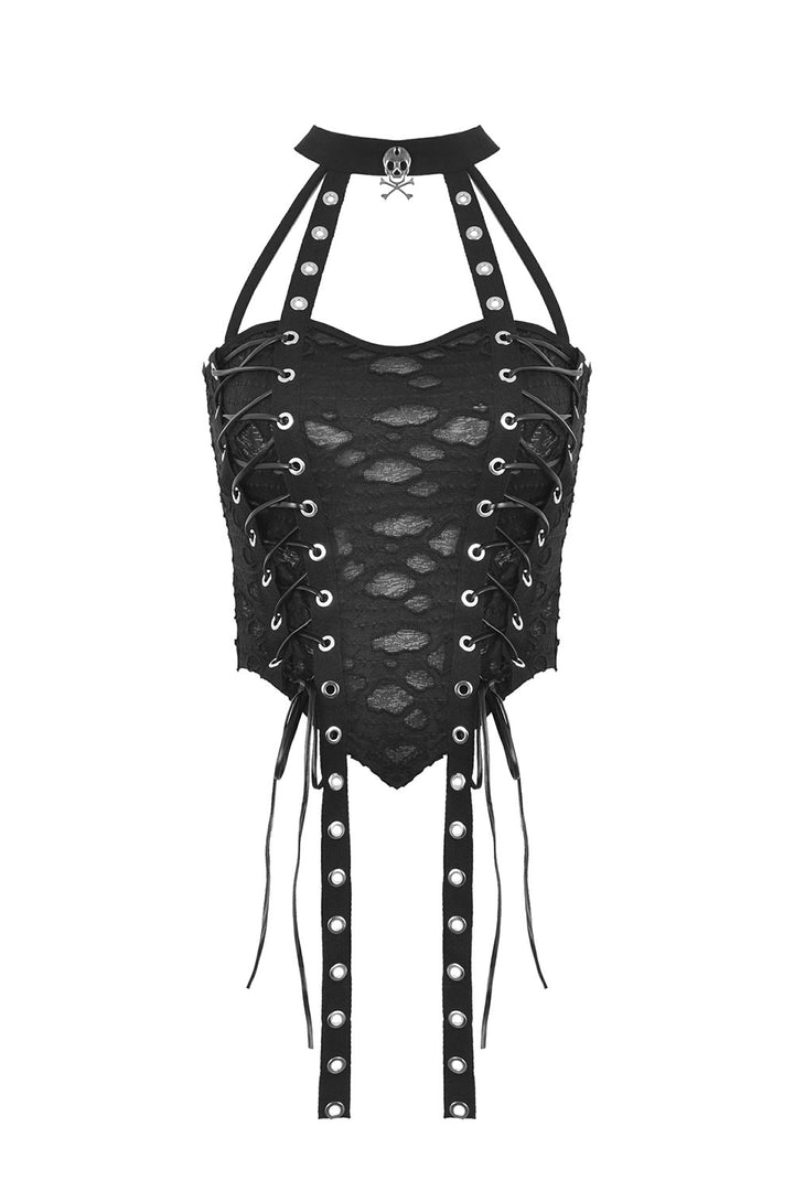 Skull Hunter Halter Top