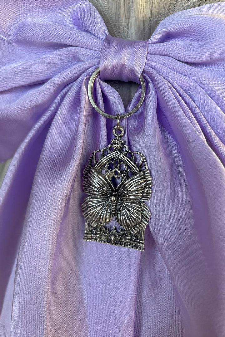 large satin pastel goth hair bow