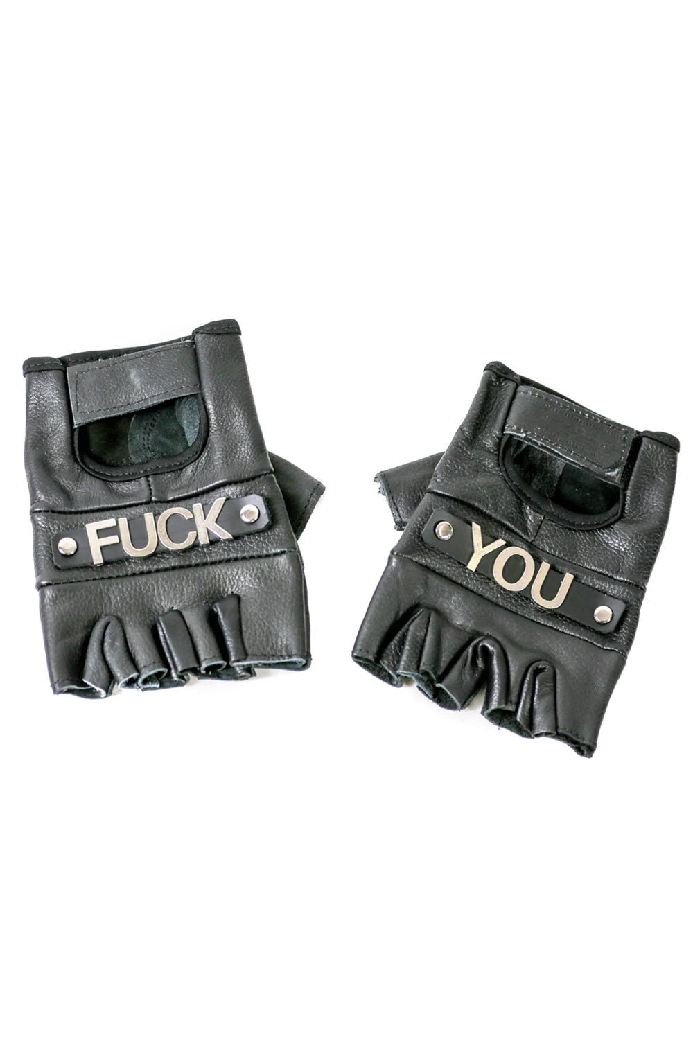 F*ck You Leather Gloves - gloves & armwarmers - VampireFreaks - Funk Plus