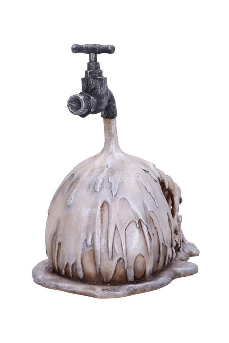 gothic pirate skull figurine