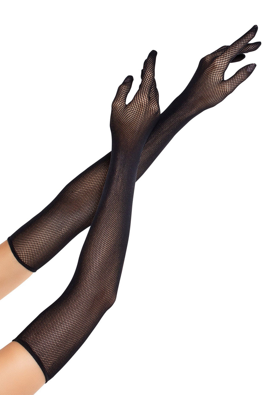 long fishnet gloves by leg avenue