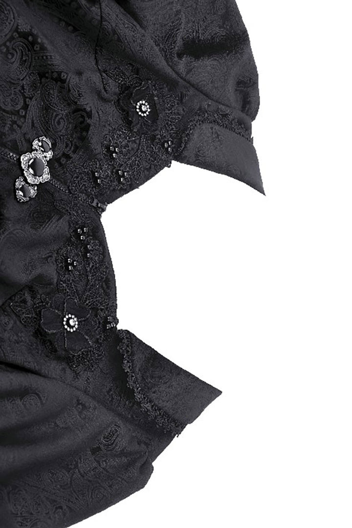 vampire goth cropped jacket