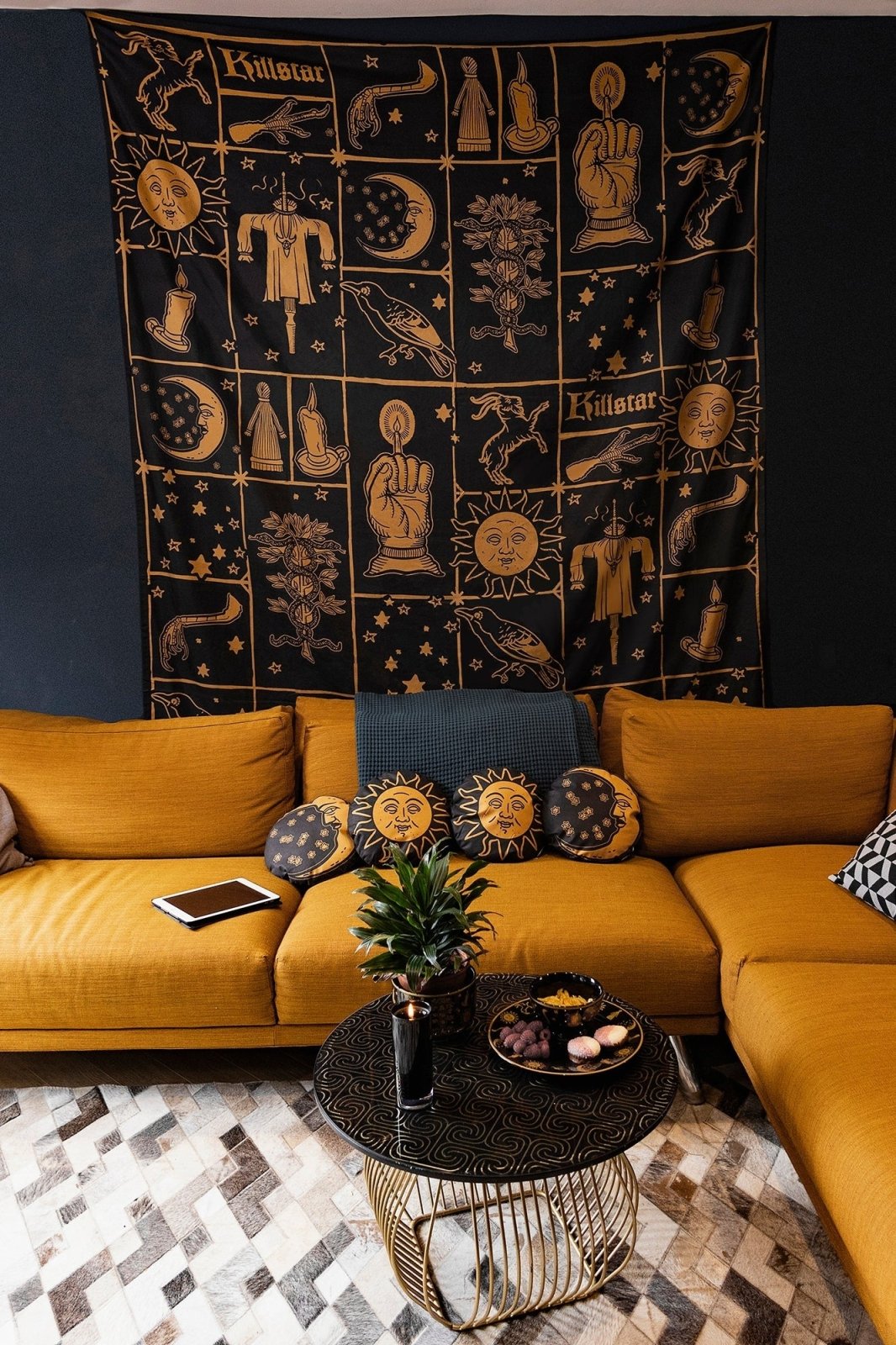 Folk Horror Decorative Sheet - housewares - VampireFreaks - Killstar