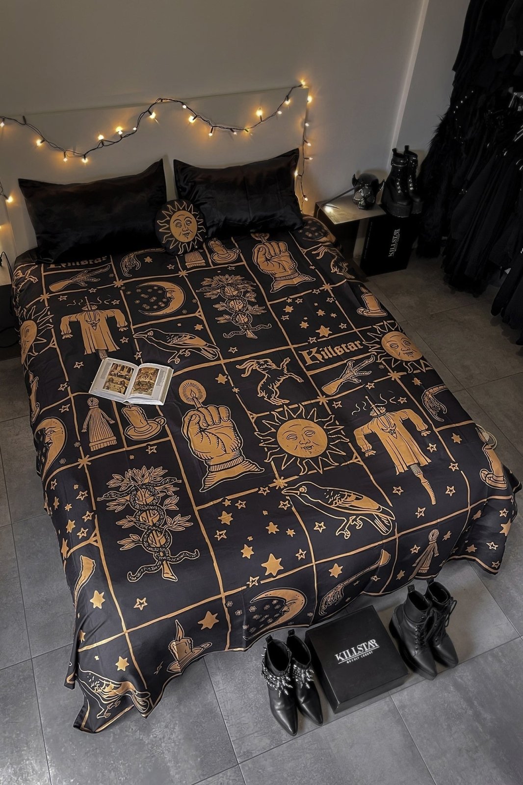 Folk Horror Decorative Sheet - housewares - VampireFreaks - Killstar