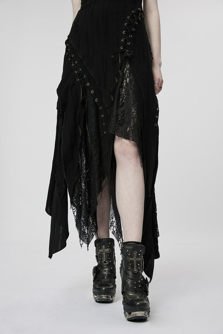 Forest Fae Tattered Maxi Dress - dresses - VampireFreaks - Punk Rave