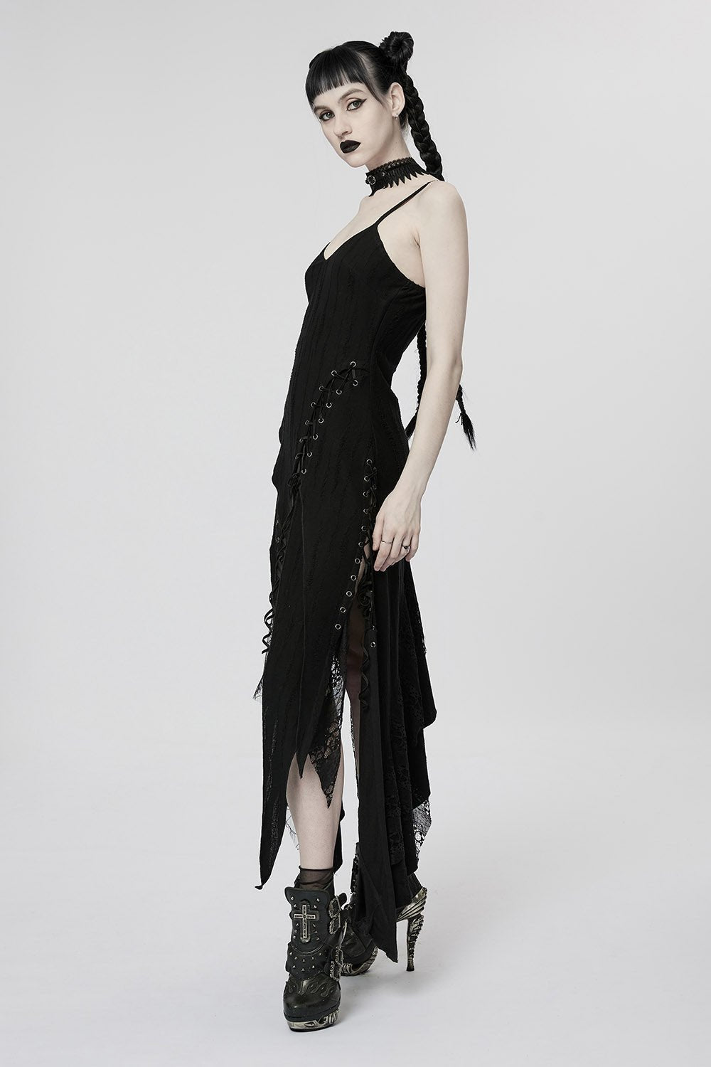 Forest Fae Tattered Maxi Dress - dresses - VampireFreaks - Punk Rave