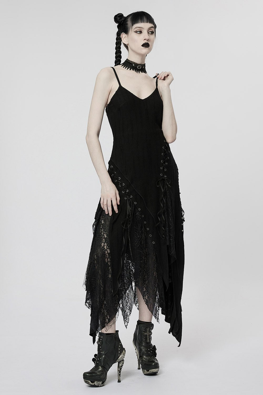 Forest Fae Tattered Maxi Dress - dresses - VampireFreaks - Punk Rave