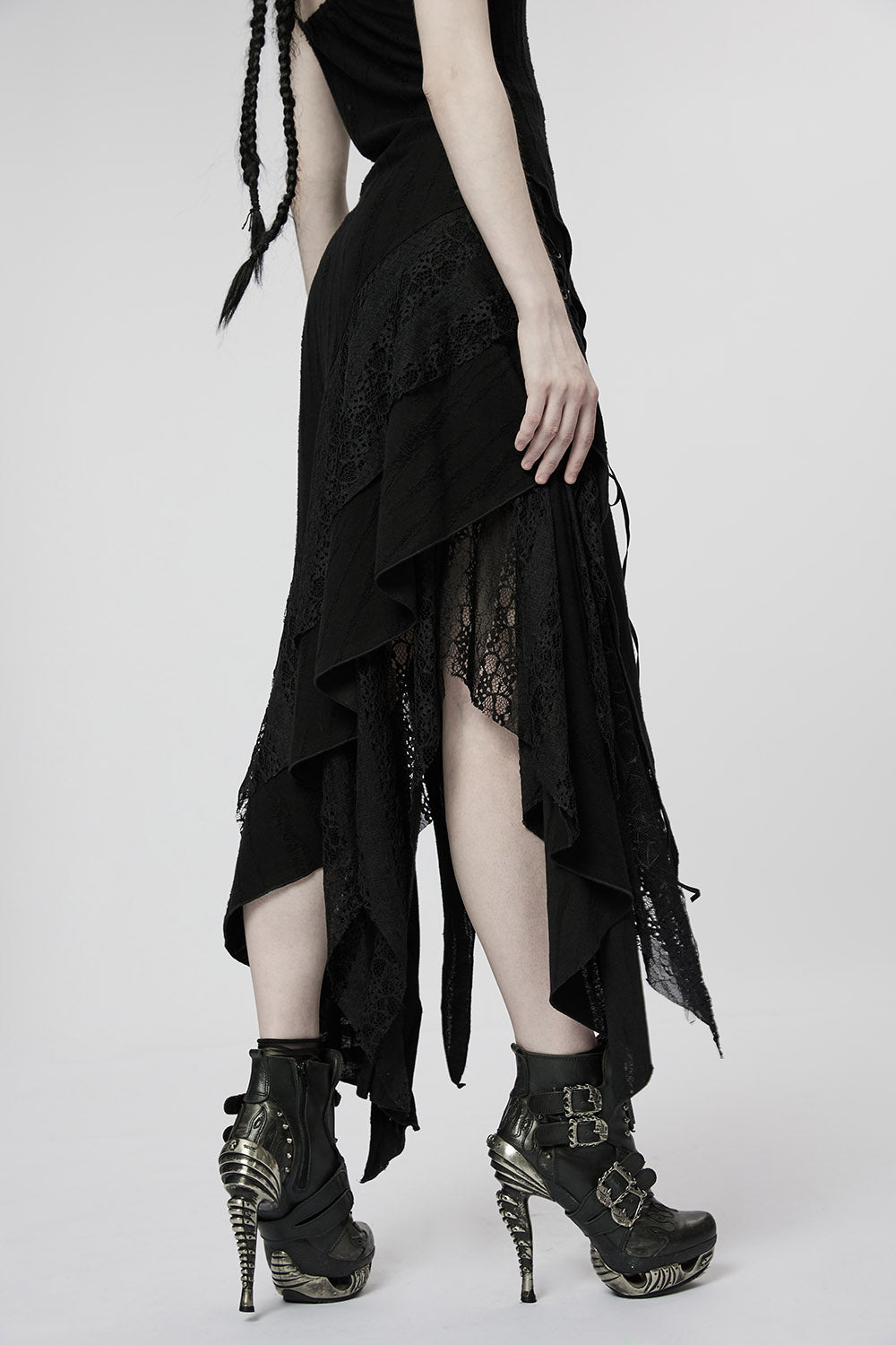 Forest Fae Tattered Maxi Dress - dresses - VampireFreaks - Punk Rave