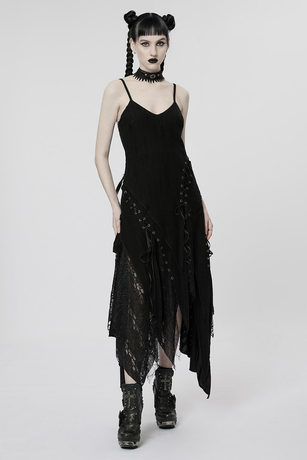 Forest Fae Tattered Maxi Dress - dresses - VampireFreaks - Punk Rave
