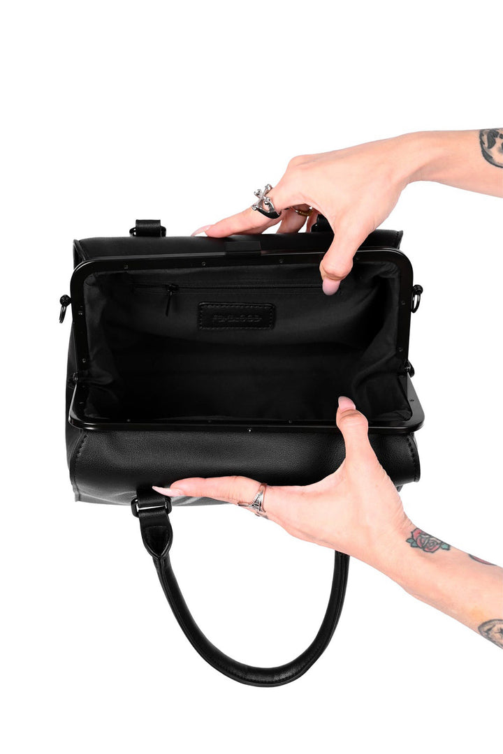 black gothic horror handbag by foxblood