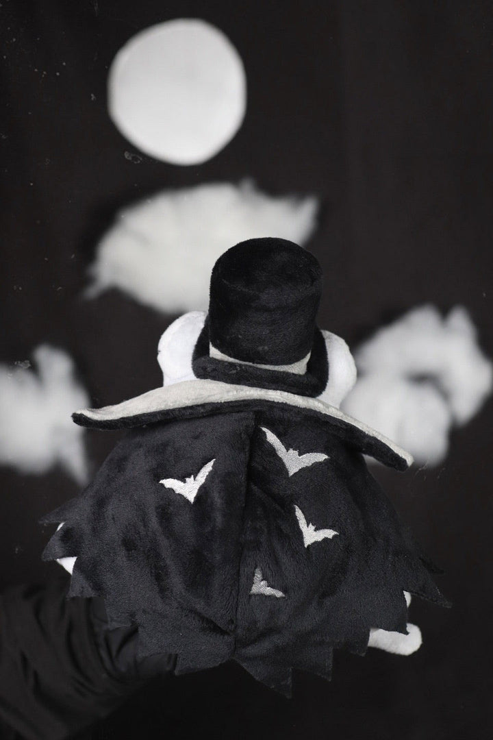 toad plush with vampire cape