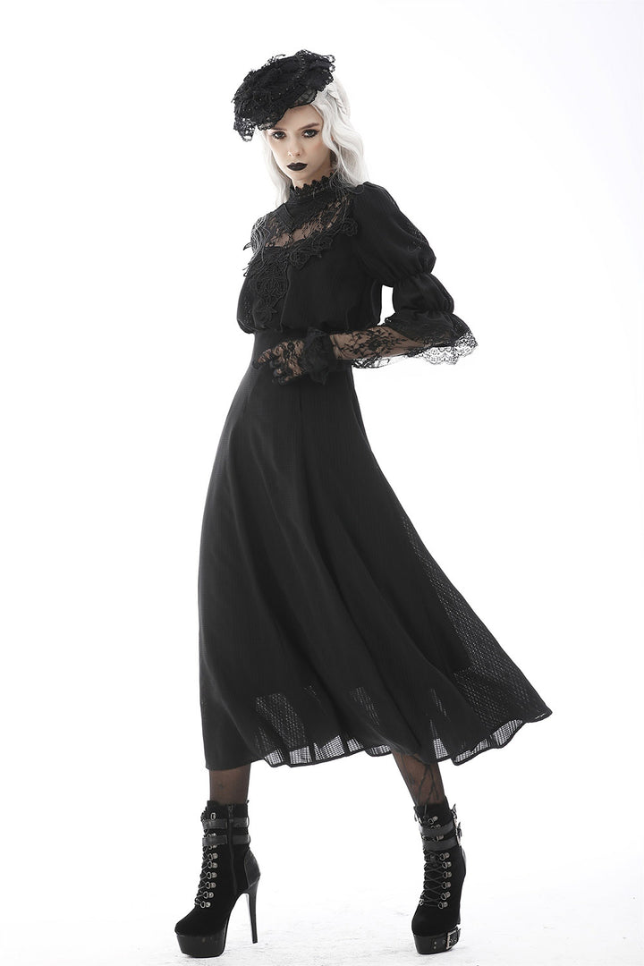 puffed sleeves dress