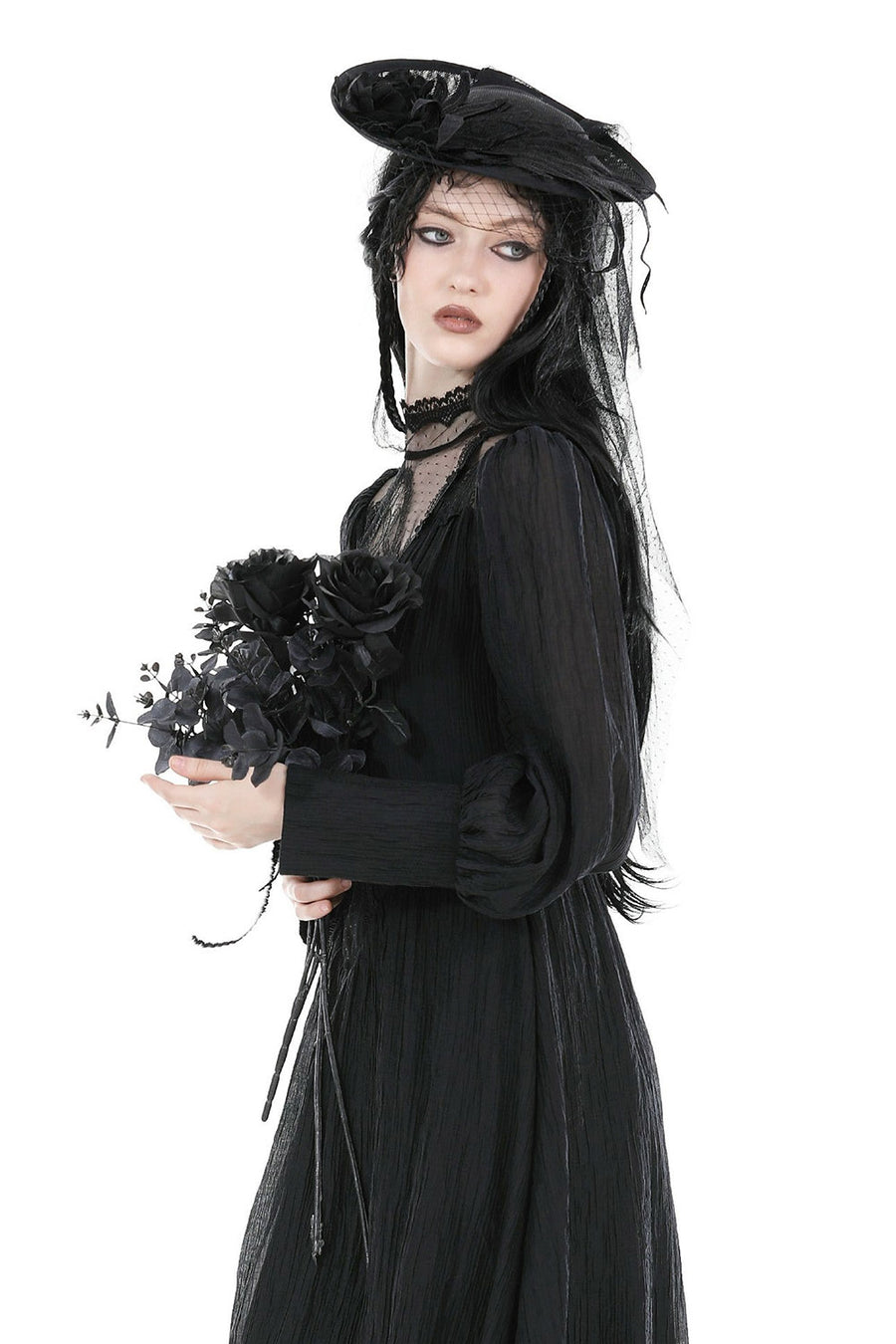 womens vintage gothic hat