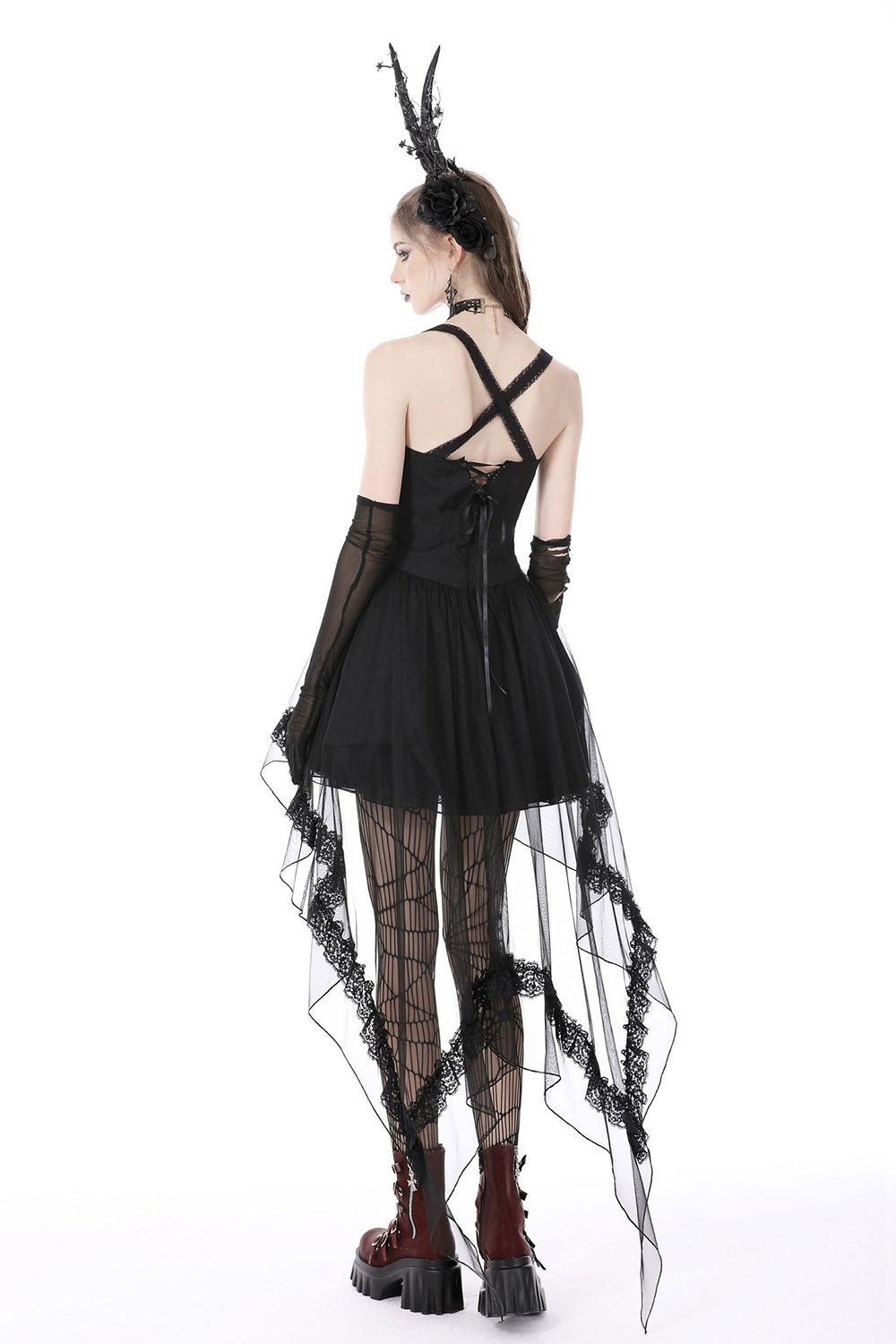 Funeral Haunt Halter Dress - dresses - VampireFreaks - Dark In Love