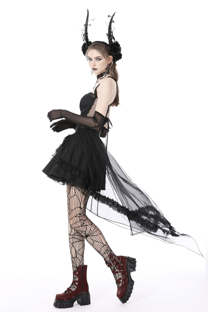 Funeral Haunt Halter Dress - dresses - VampireFreaks - Dark In Love