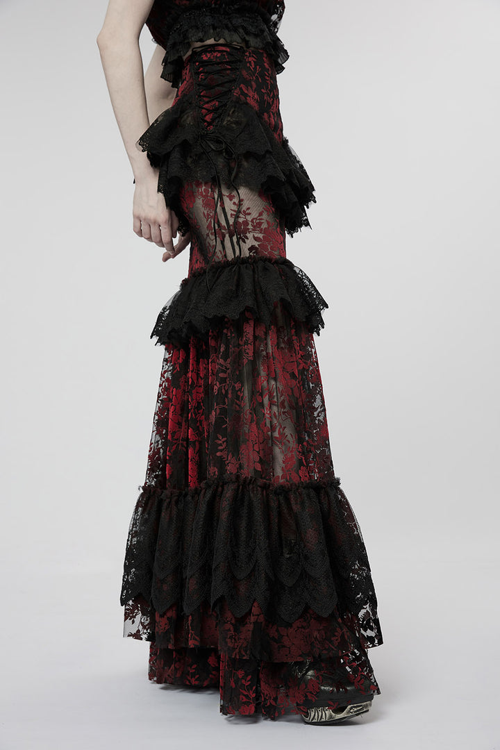 vintage goth skirt