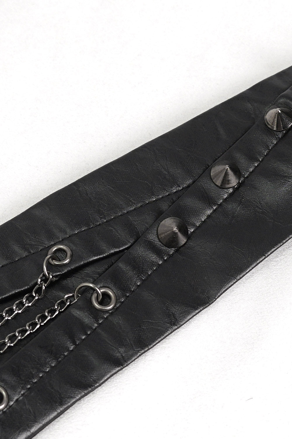 Funeral Wake Leather Necktie - hats & scarves & headwear - VampireFreaks - Devil Fashion