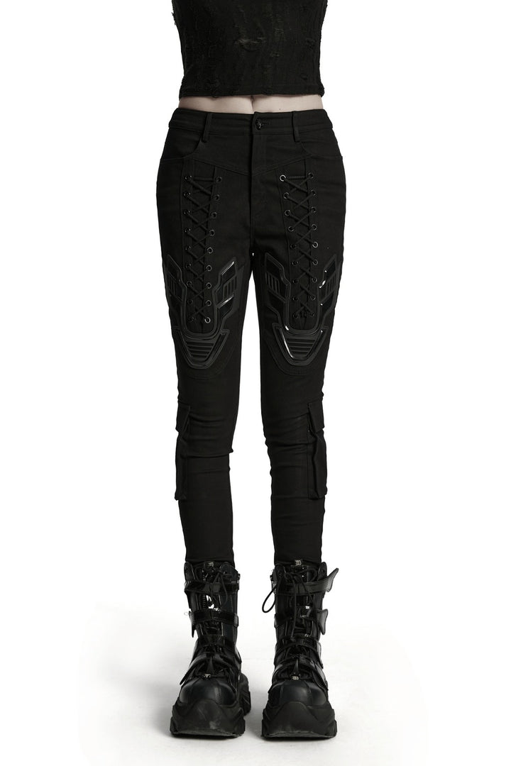 womens gothic biker jeans