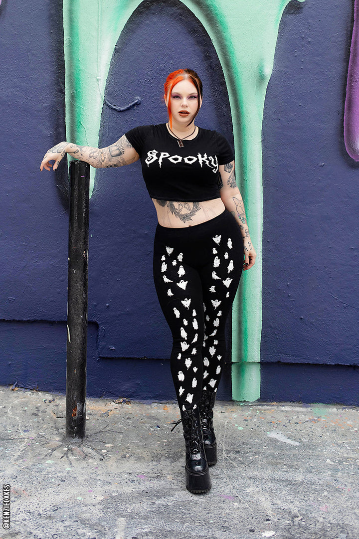 Leggings de fantasmas espeluznantes de Ooky
