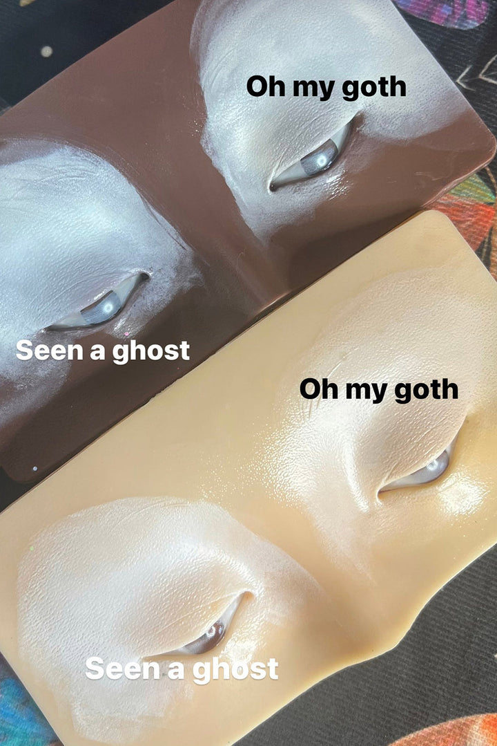 ghostly white corpse paint liquid makeup