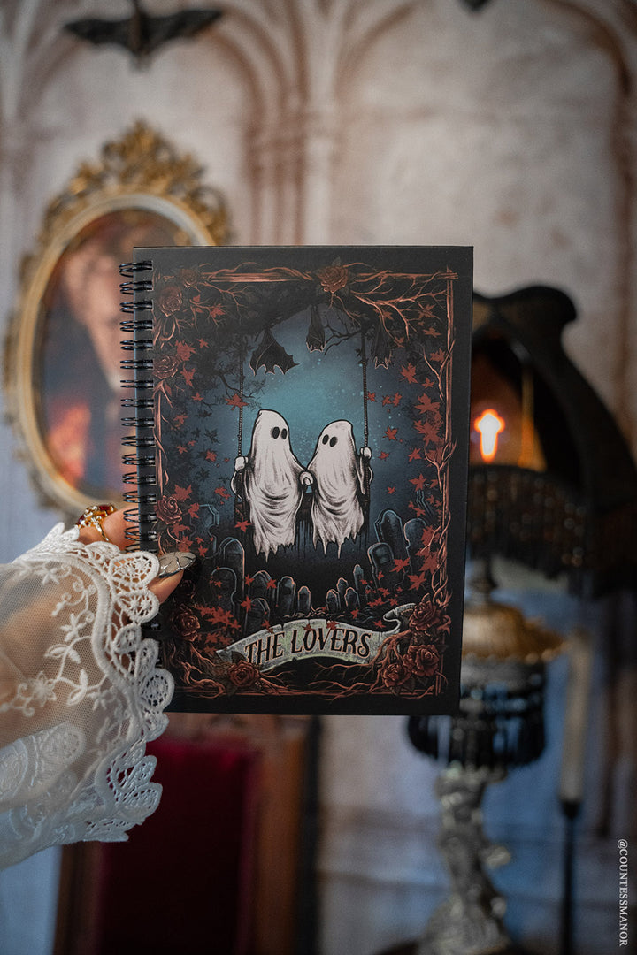 gothic spiral notebook