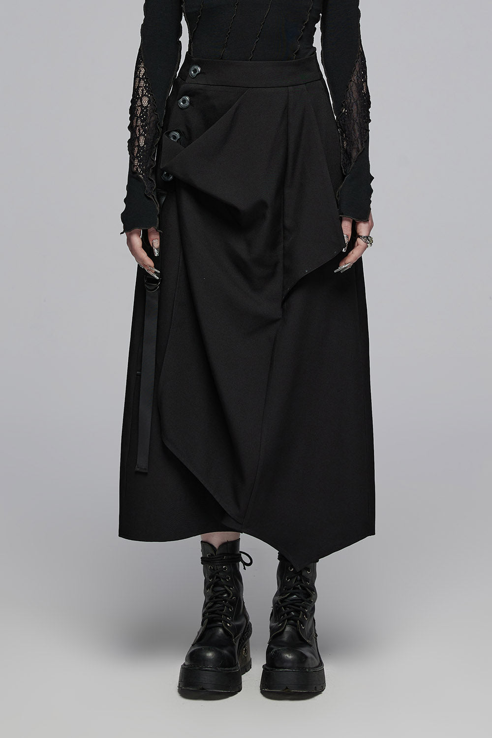 Golgotha Bustle Skirt - skirts - VampireFreaks - Punk Rave