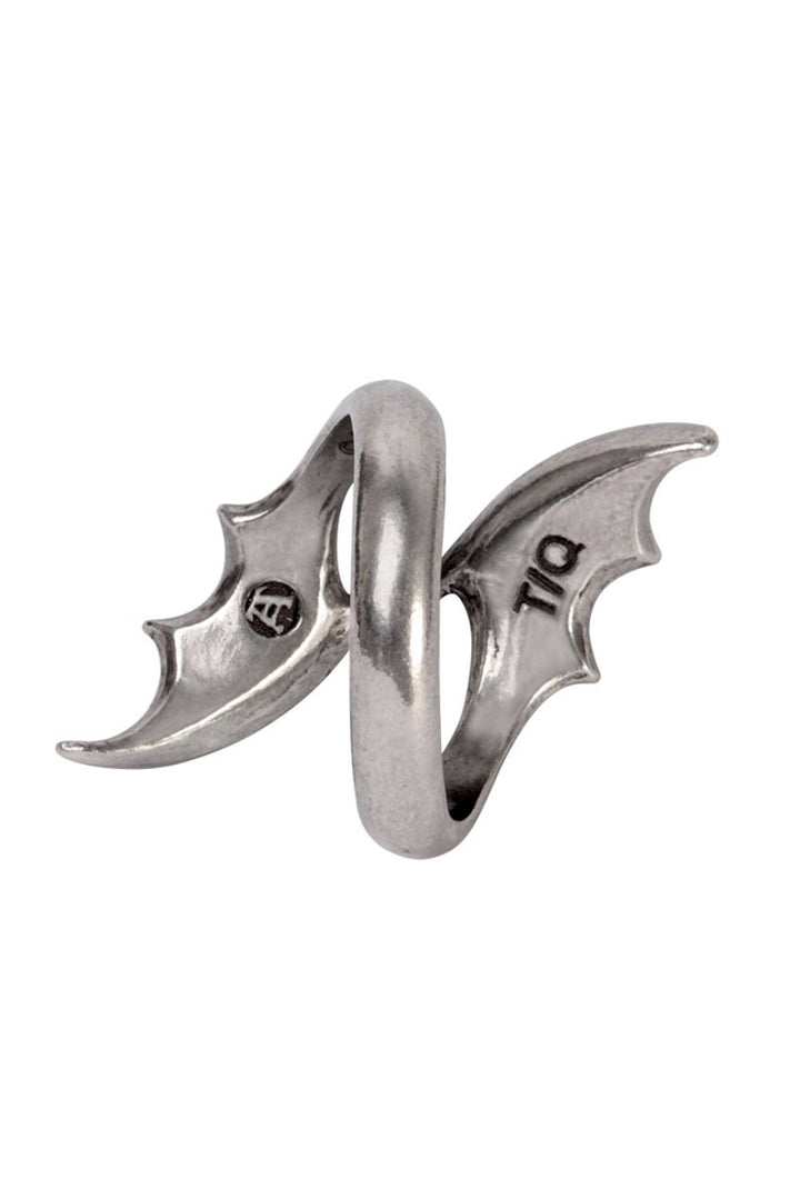 gothic bat ring by alchemy england