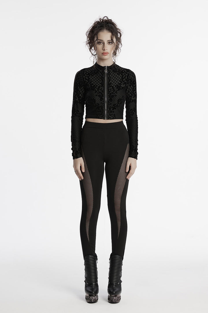 womens grunge goth leggings