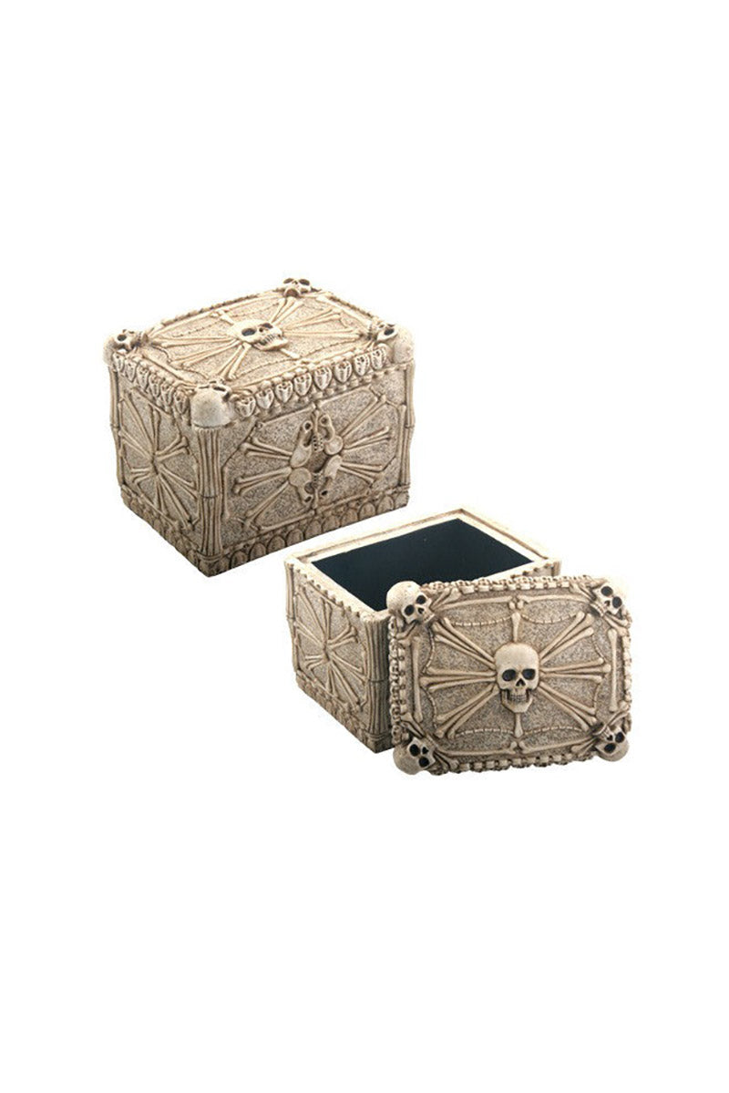 pirate human bone storage box made of resin