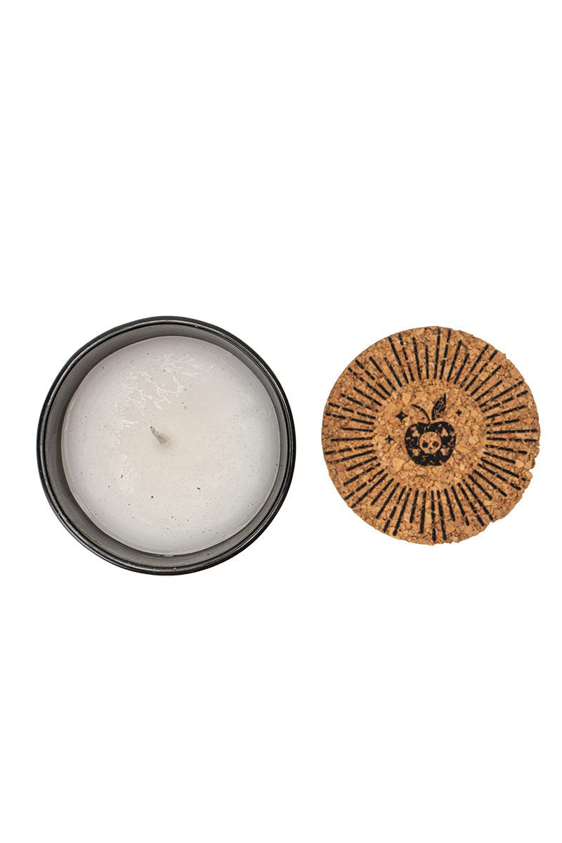 halloween apple candle