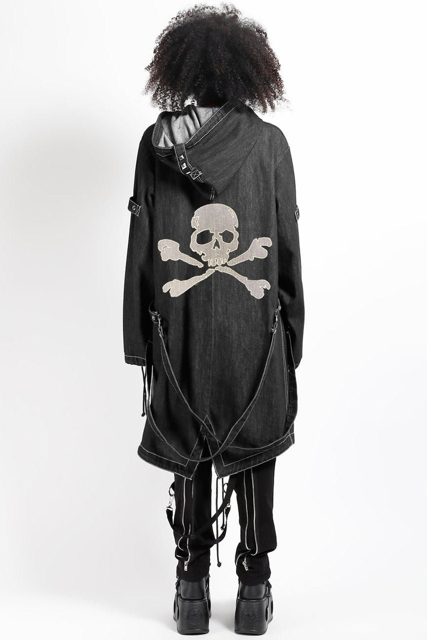 oversized gothic trench coat