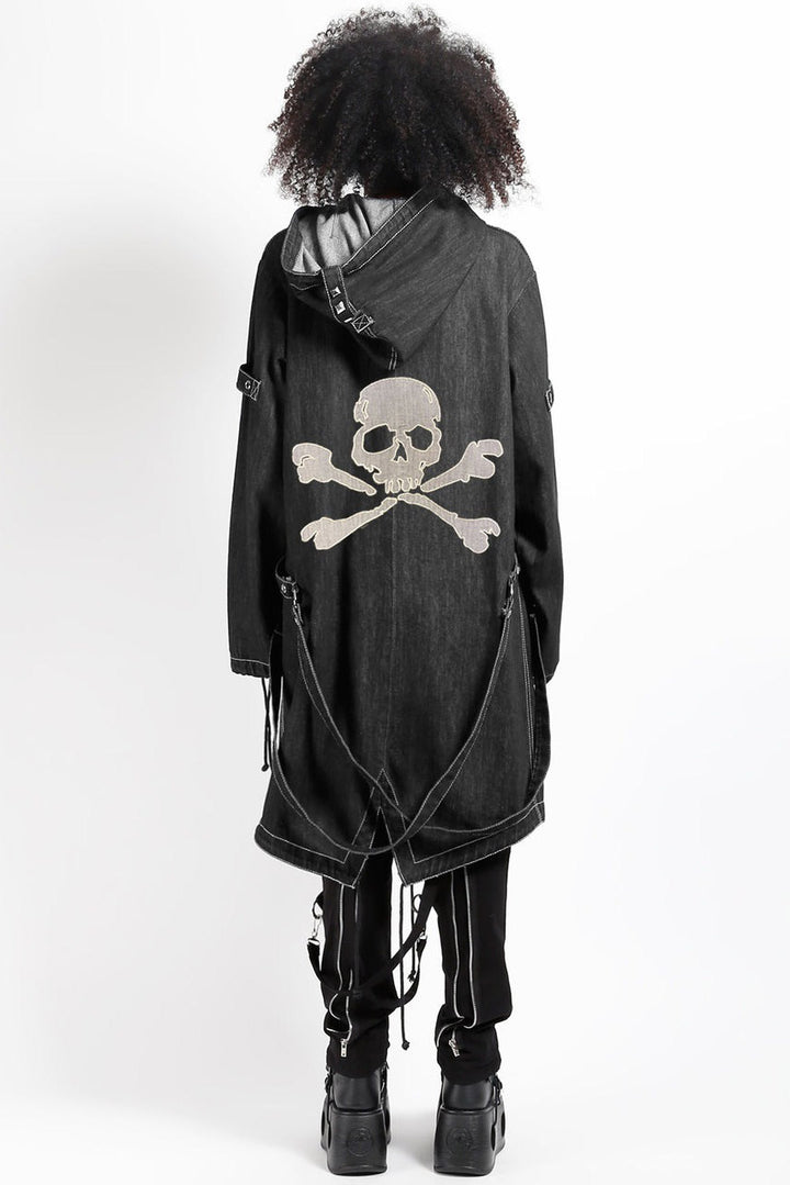 oversized gothic trench coat