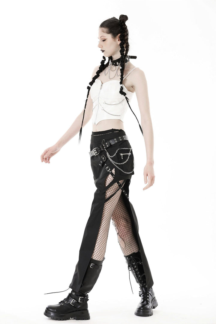 maxi goth skirt