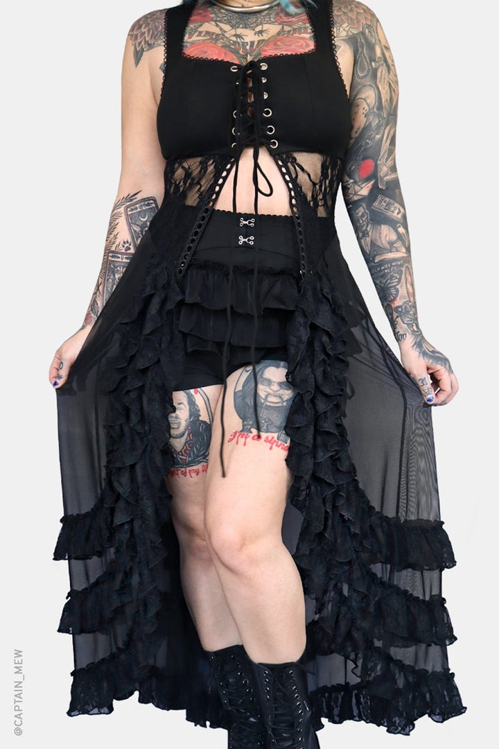 romantic goth cardigan top