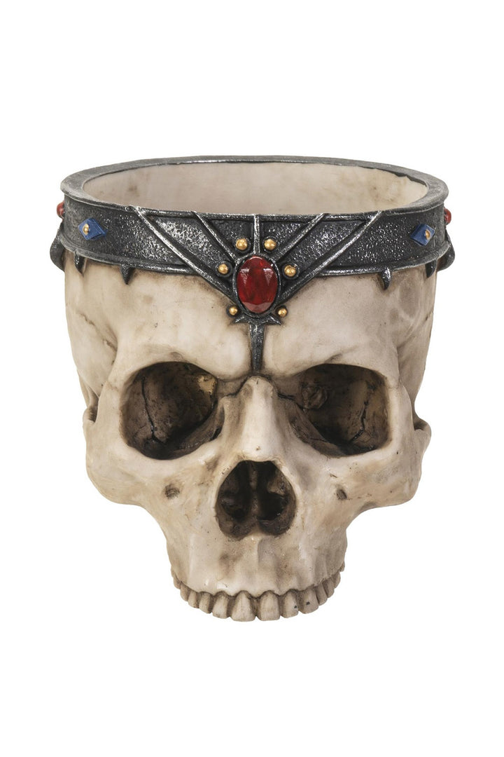 skull bowl planter