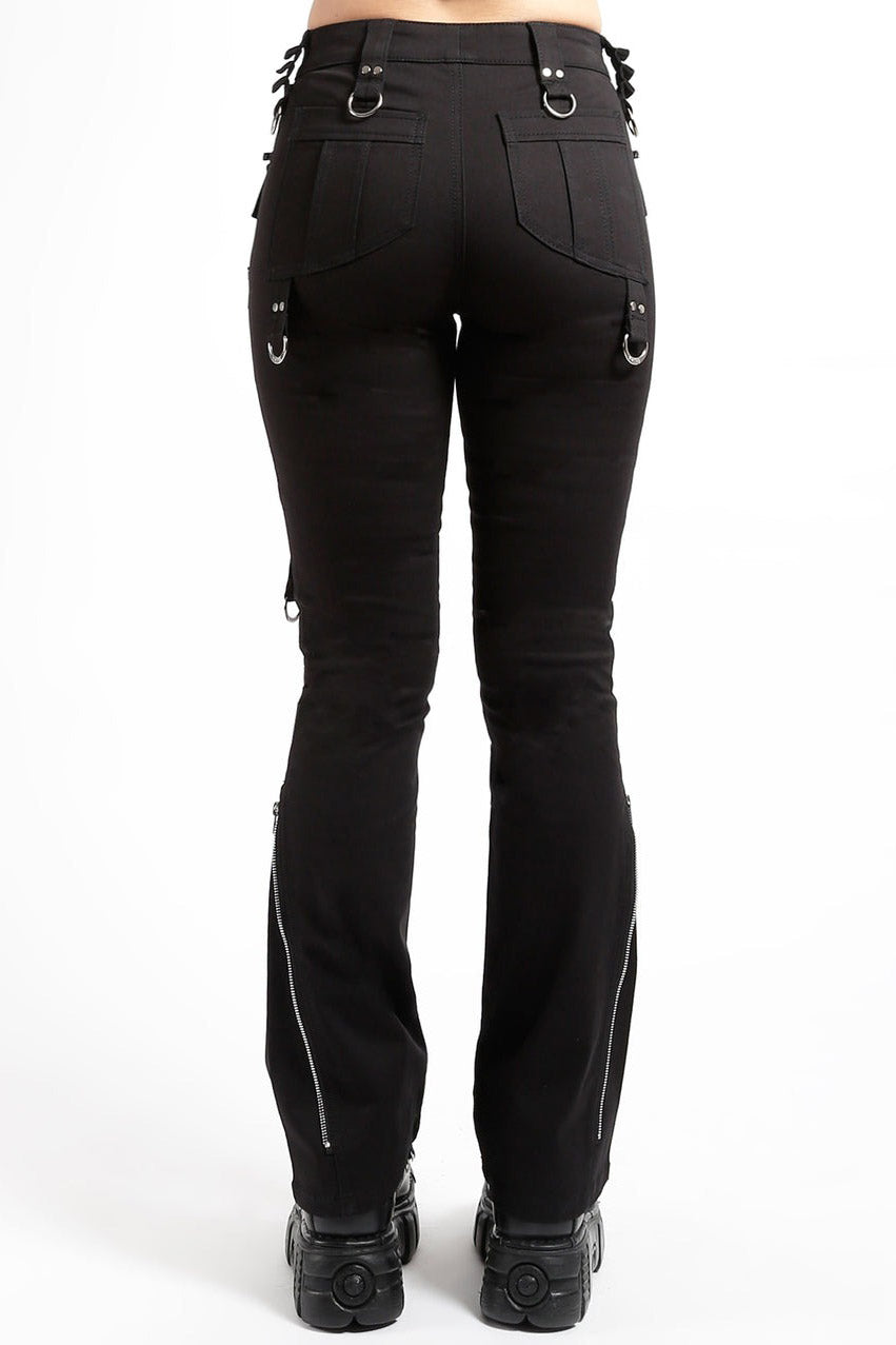 womens emo black denim jeans