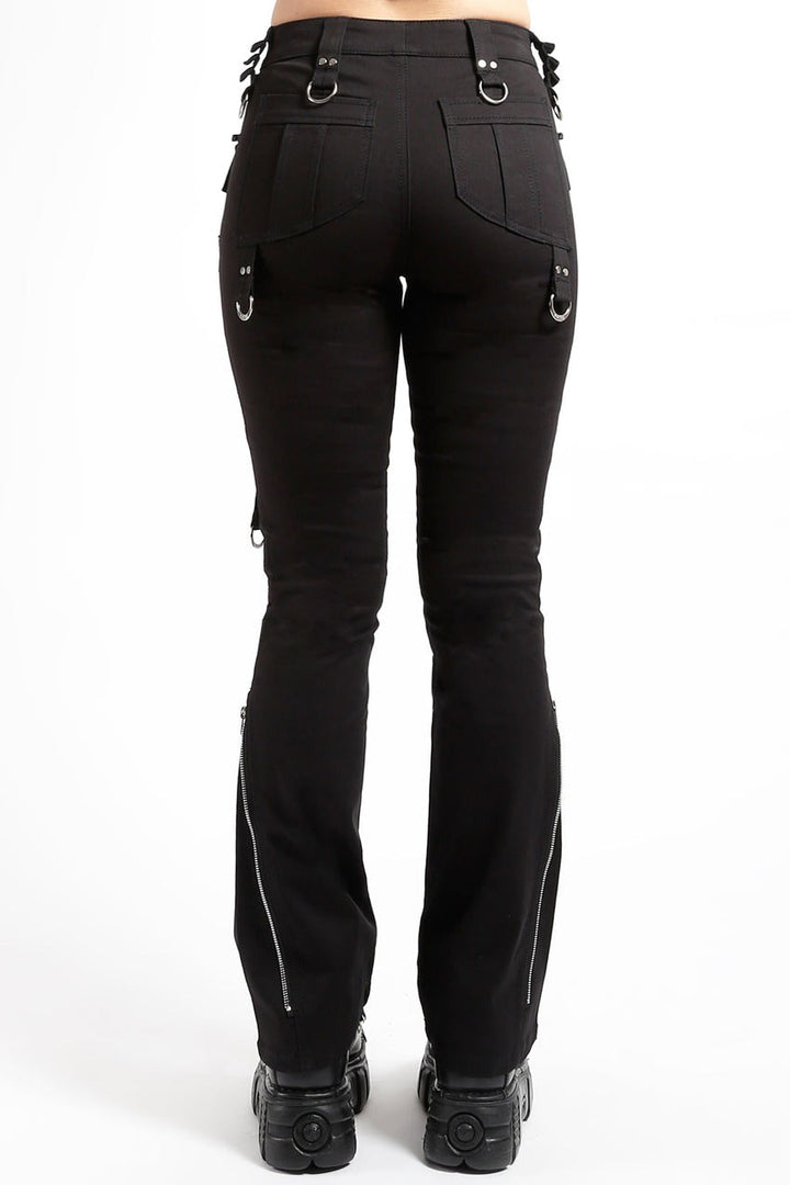 womens emo black denim jeans