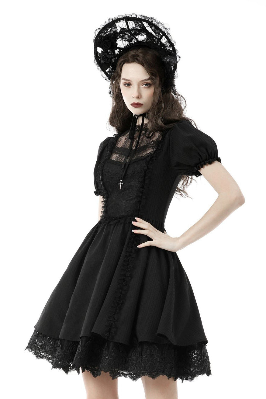 short black gothic dress