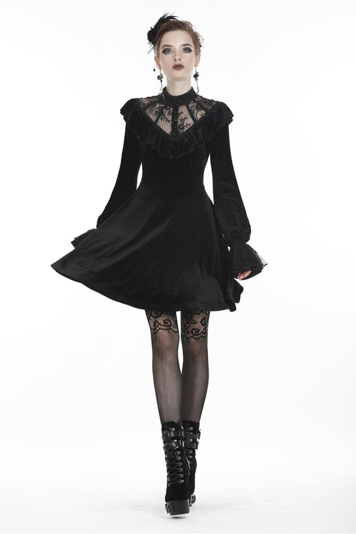 velvet gothic dress