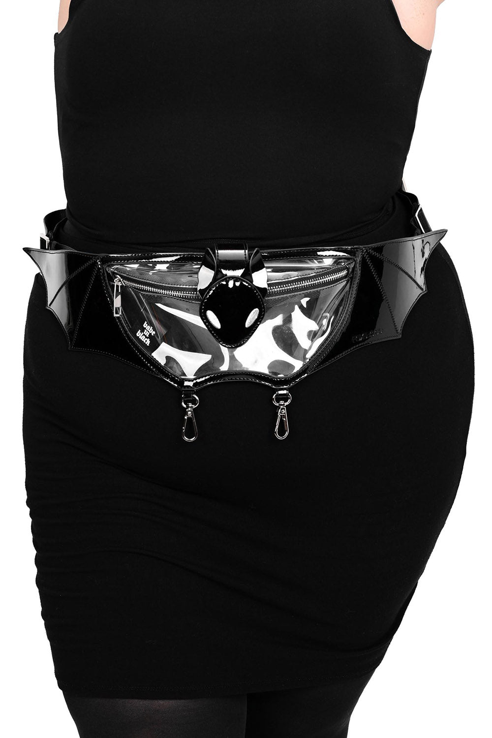 emo batwing clear concert bag